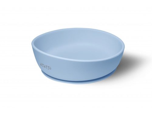 Szilikon tányér tapadókoronggal - Mimijo/Kék