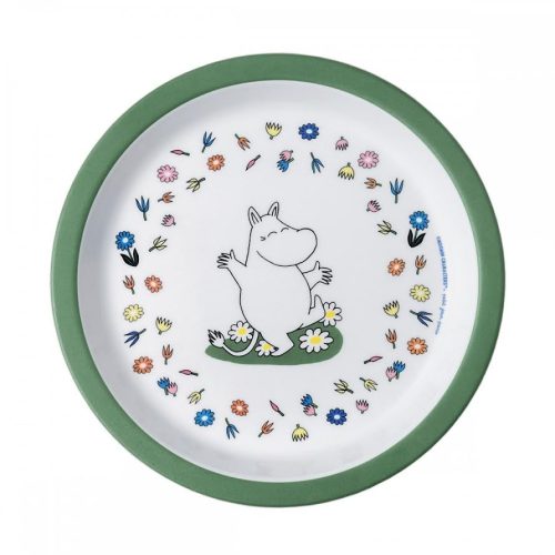 Gyermek tányér - Moomin/Zöld